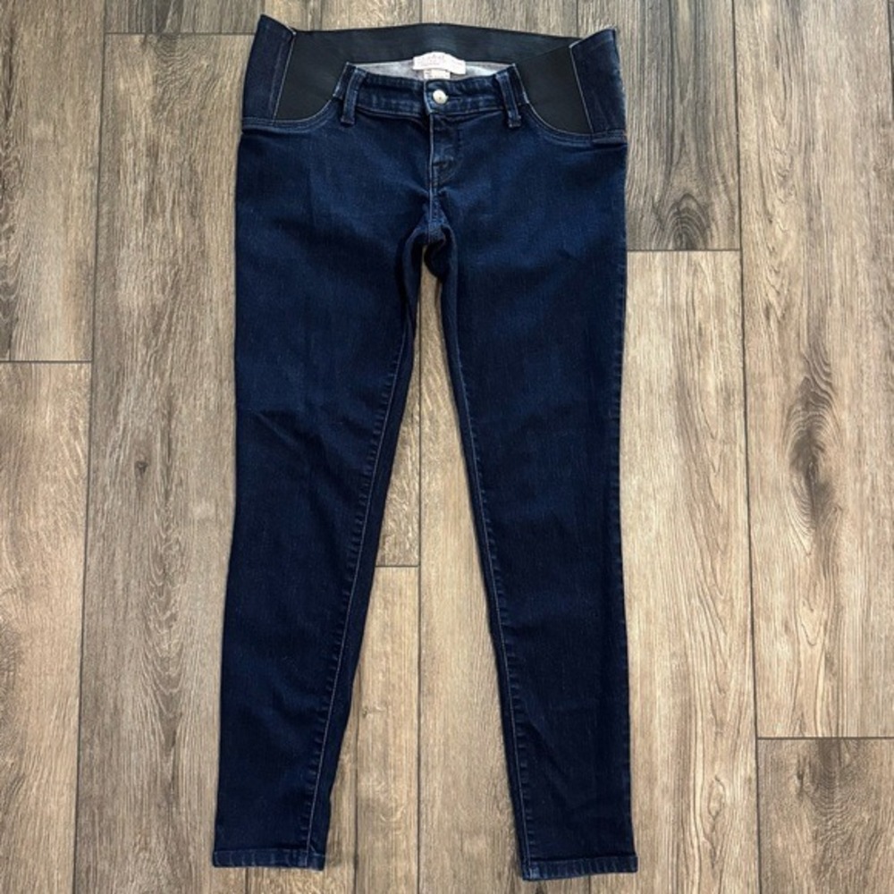 Isabel Maternity Ingrid & Isabel Dark Wash Jeggings Size 4
